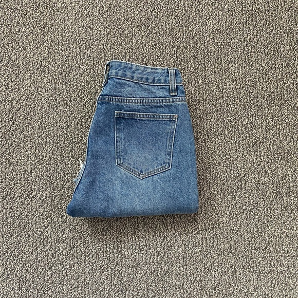 Oak + Fort Cropped Straight Leg Jeans - Picture 3 of 3